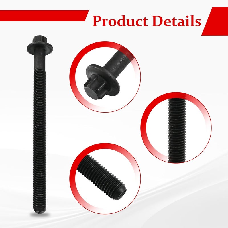 BIGREAT Engine Cylinder Head Bolt Set Compatible with 2011-2016 Buick Chevrolet Cruze Sonic Trax Volt 1.4L Replaces# ES72474 - Image 2